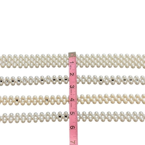 Stretch Pearl Belts and Bracelet Bundle - Size Medium - Picture 7 of 7